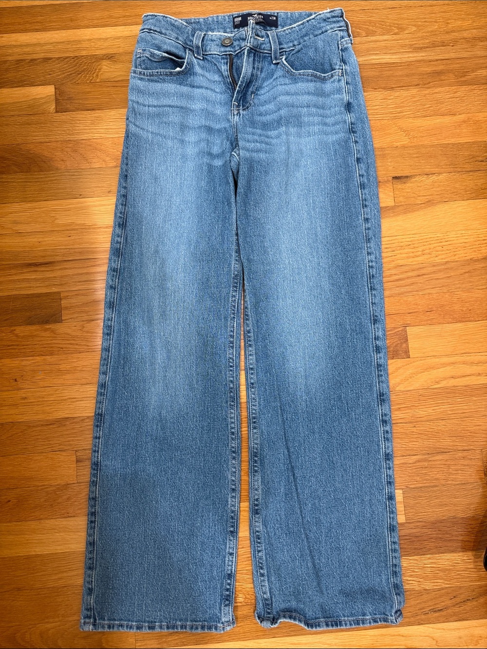 Hollister Light Blue Wide-Leg Women's Jeans